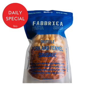 Fabbrica Trottole, Pork and Fennel Sausage (DAILY SPECIAL)